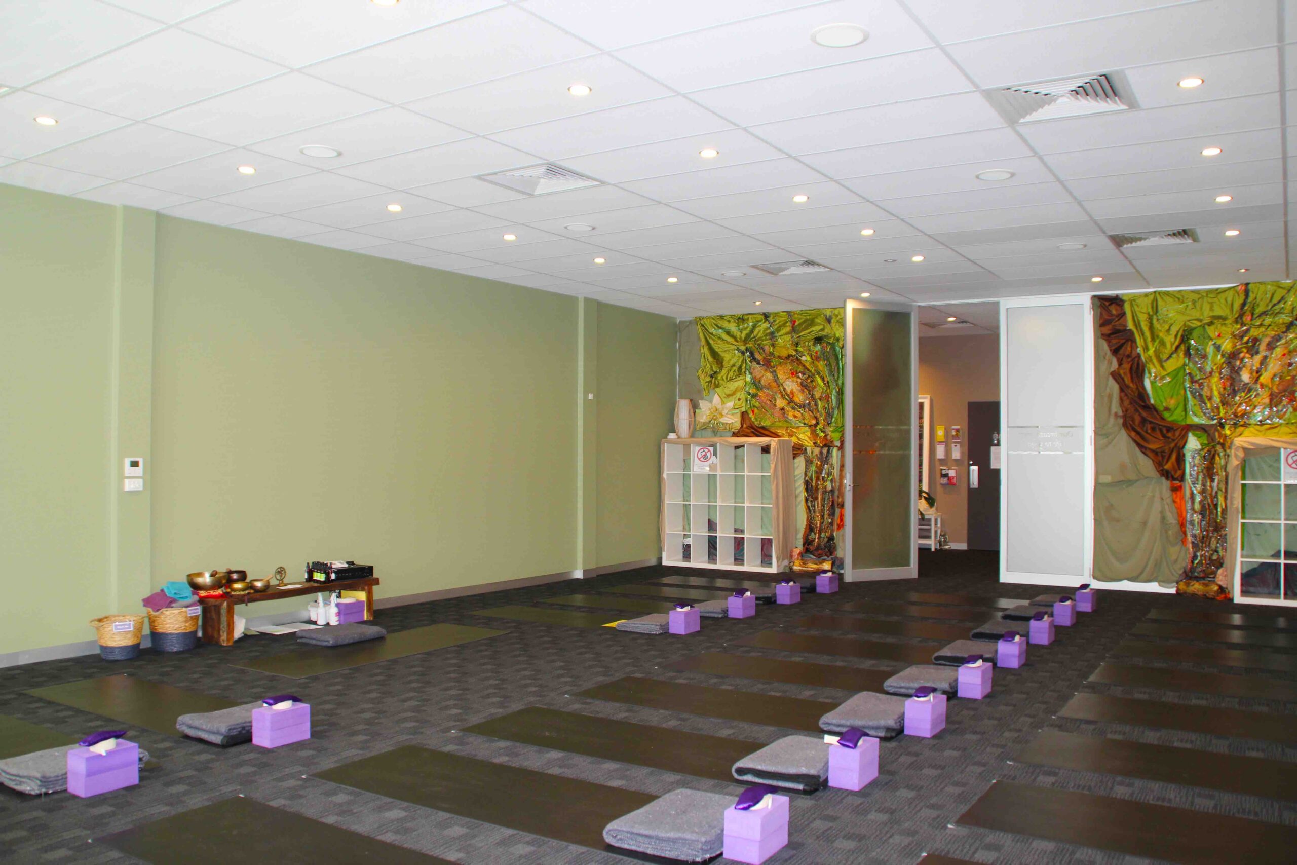 Yoga and sound masking